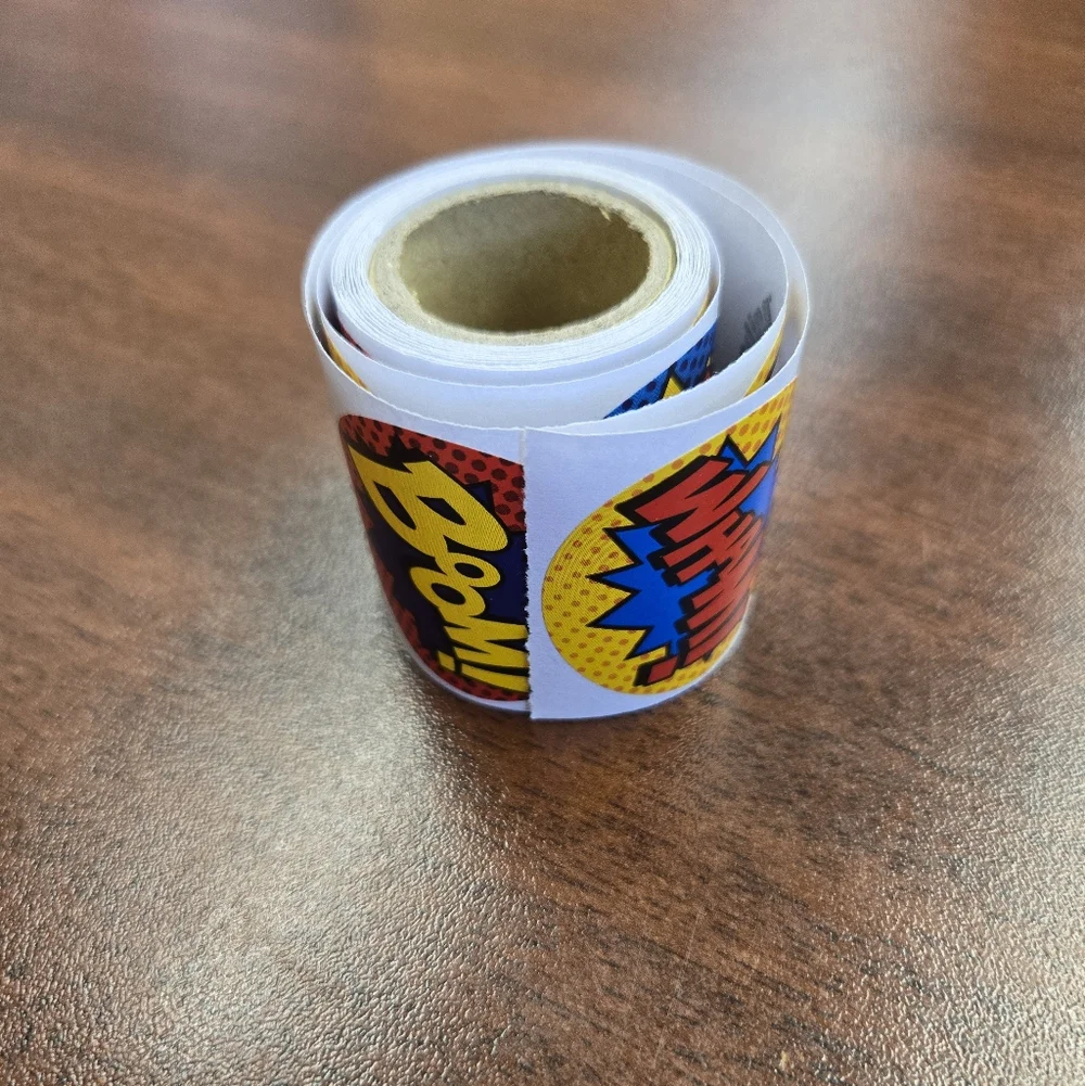 Comic Superhero Stickers & Tattoos